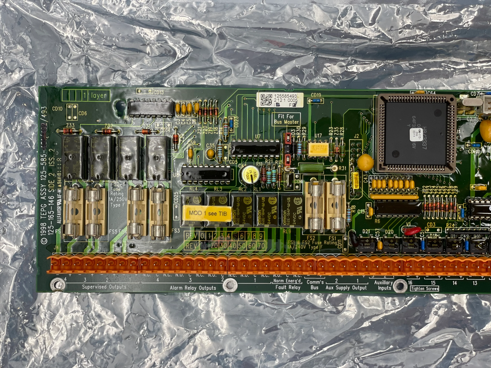 TEPG ASSY 125-585/493 ISS.2 PCB for Schindler Elevator (No Box)