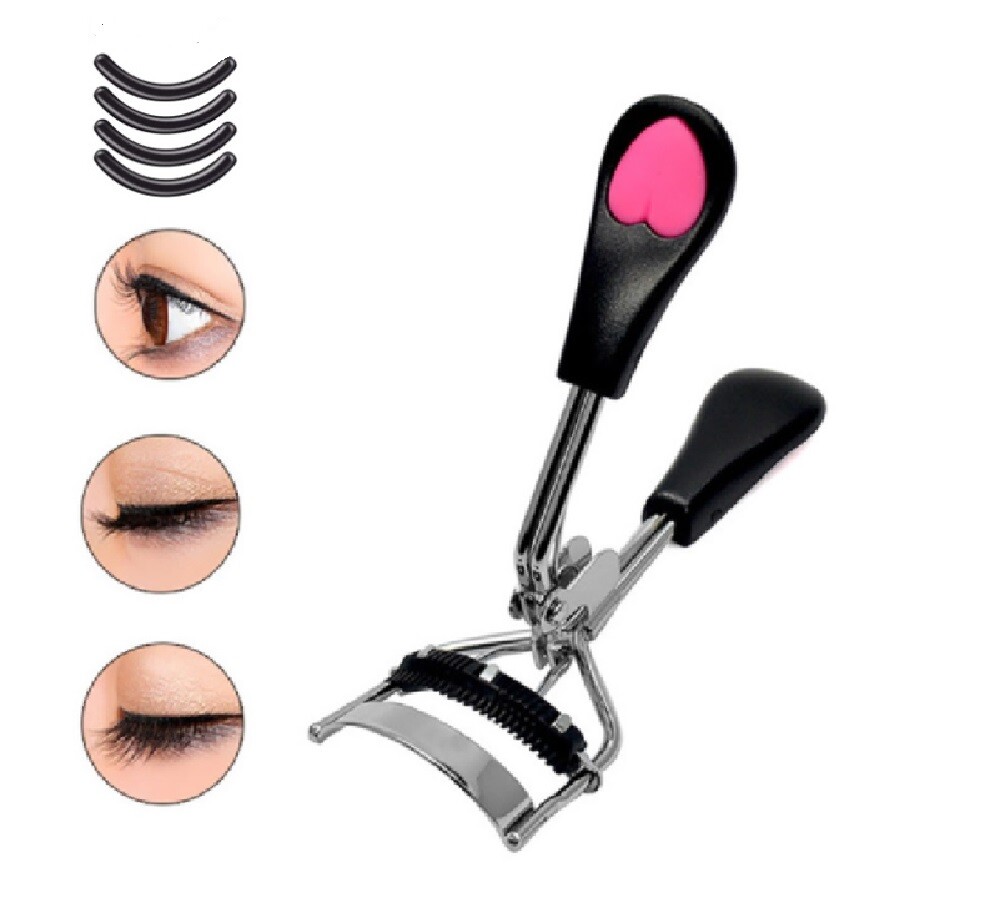 Professional Eyelash Curler High Quality Eye Lash Curling Clip w/ Silicone Pad