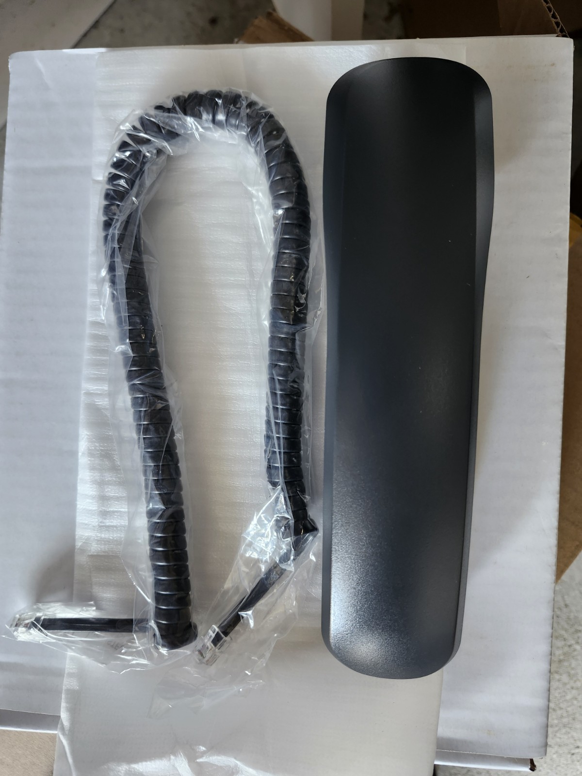 Handset with  Curly Cord Panasonic KX-DT300 KX-NT300 Phone Black DT/NT300 SERIES