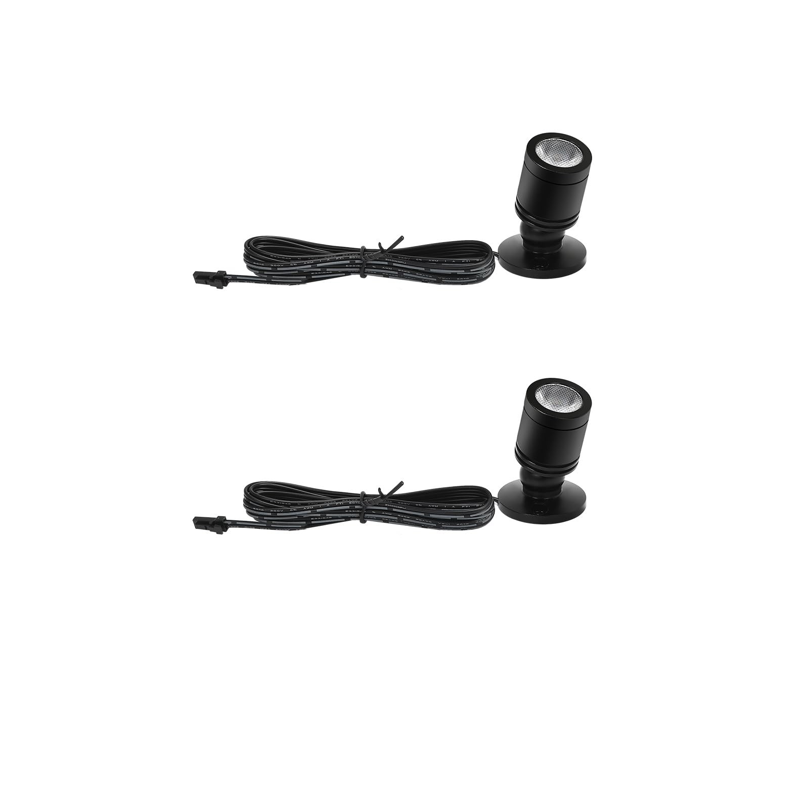 Taysing LED Mini Spotlight Indoor Picture Lights Artwork Black-3000K, White