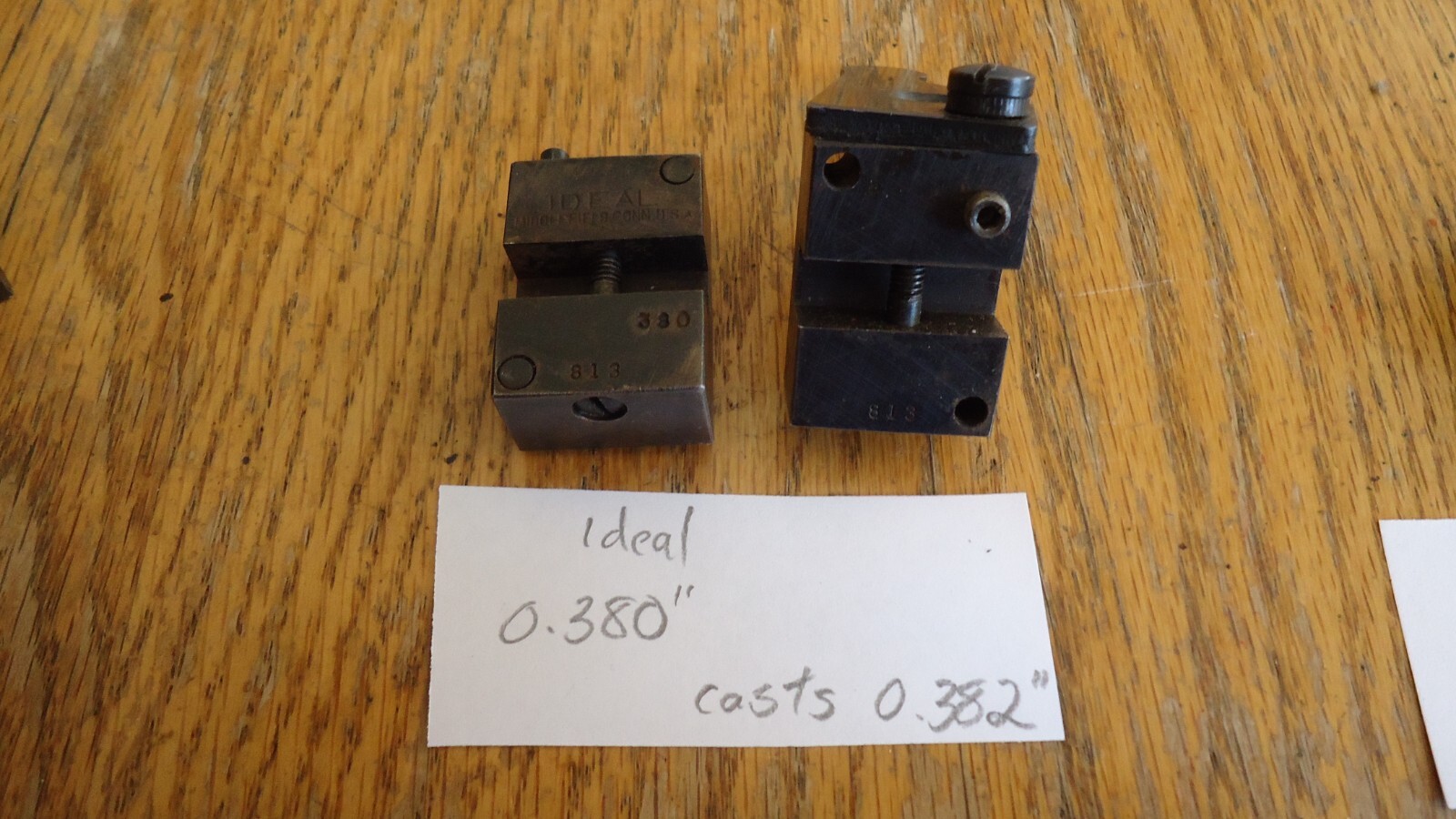 Ideal  round ball bullet mold,  0.380