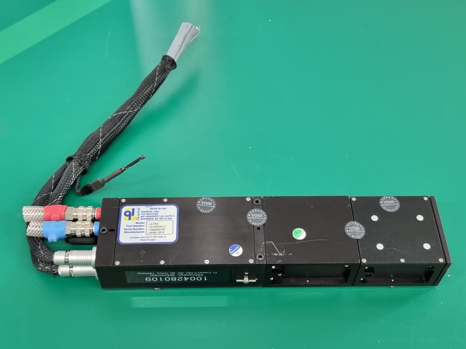 QUANTEL BIG SKY Laser Head 17008300-378 Rev14