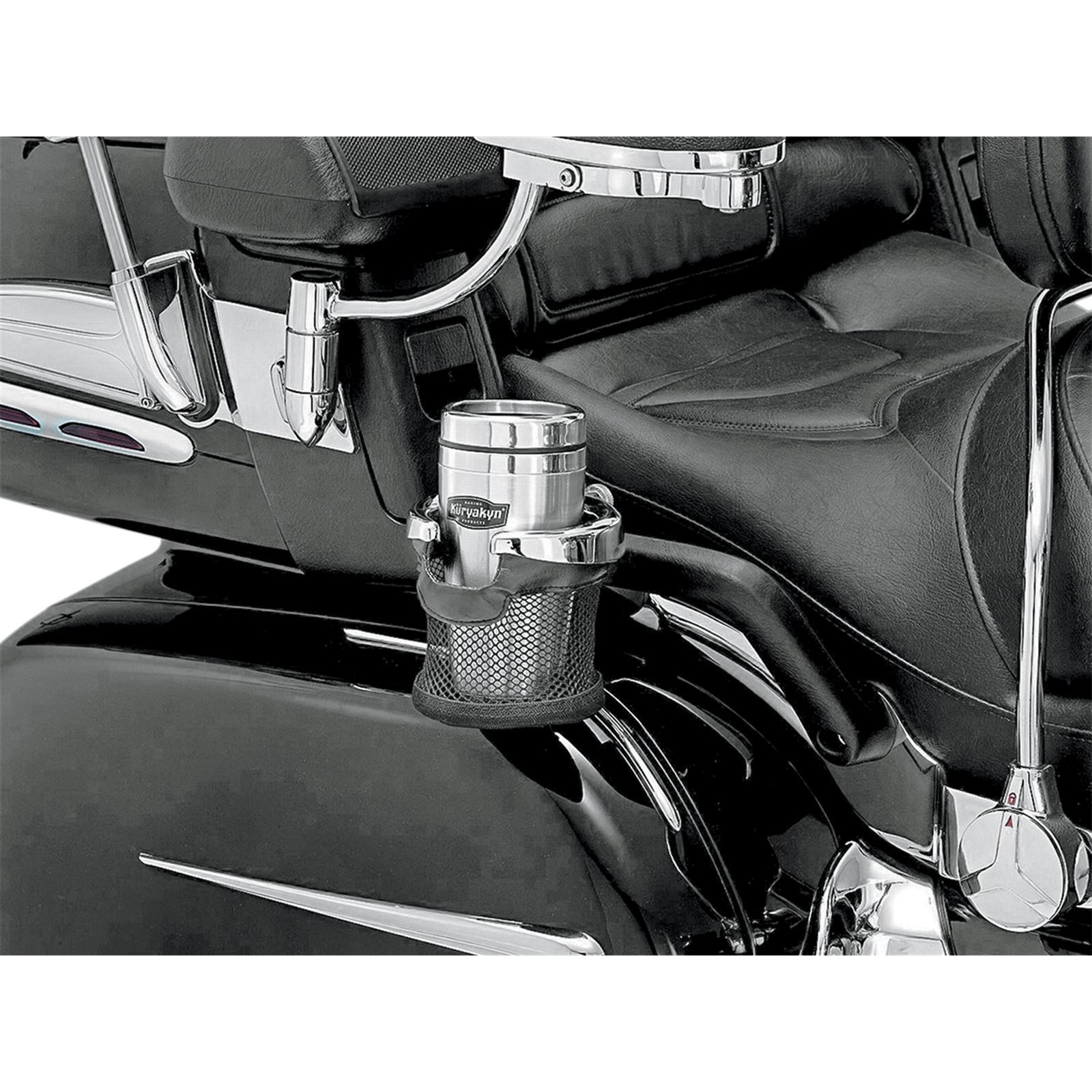 Kuryakyn Passenger Armrest Drink Holder For Honda  GL1800 '01-17 OPEN-BOX 1481