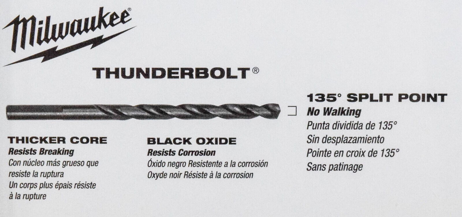 Milwaukee Thunderbolt Black Oxide Drill Bits - 21-Pc. Set, Model# 48-89-2801