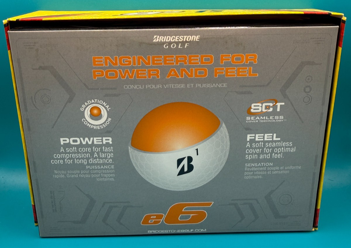 Bridgestone 2023 e6 Yellow Golf Ball-Dozen 3EYX6D