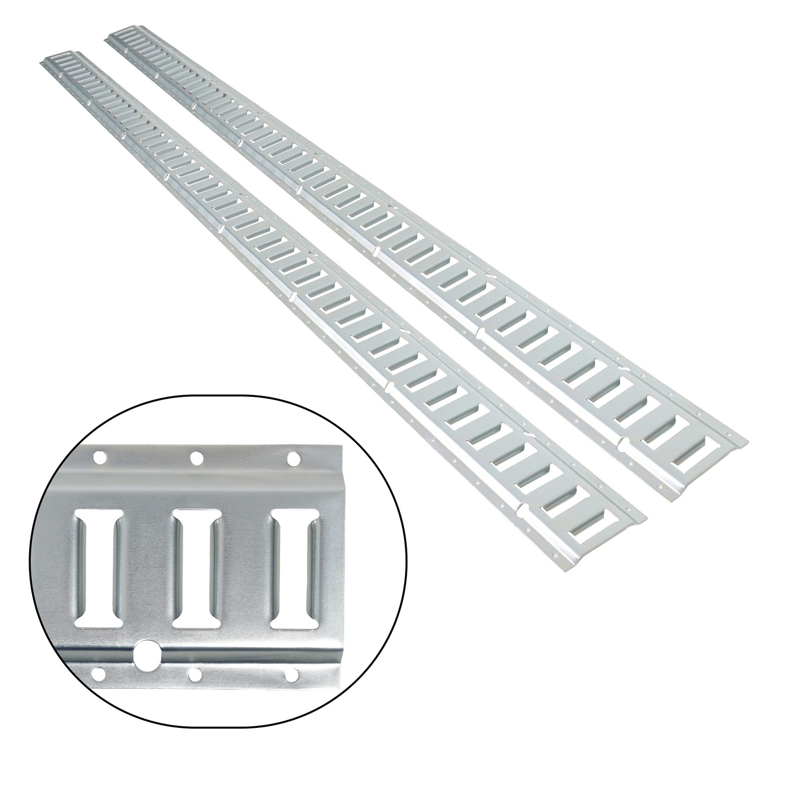 Labwork 32 Pack 8' E Track Tie Down Rail Kit 8x 8' E-Track 8x O-Rings 8x D-Rings