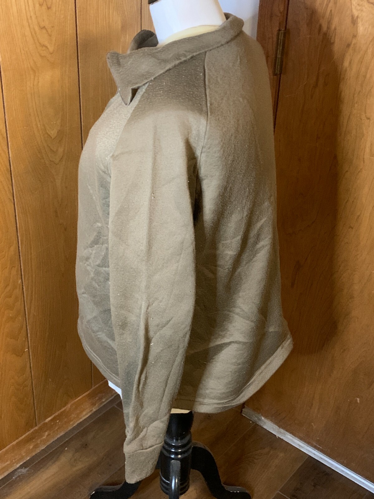 USGI Polypro 8415-01-227-9548 Cold Weather 1/4 Zip Collar Undershirt Size Small