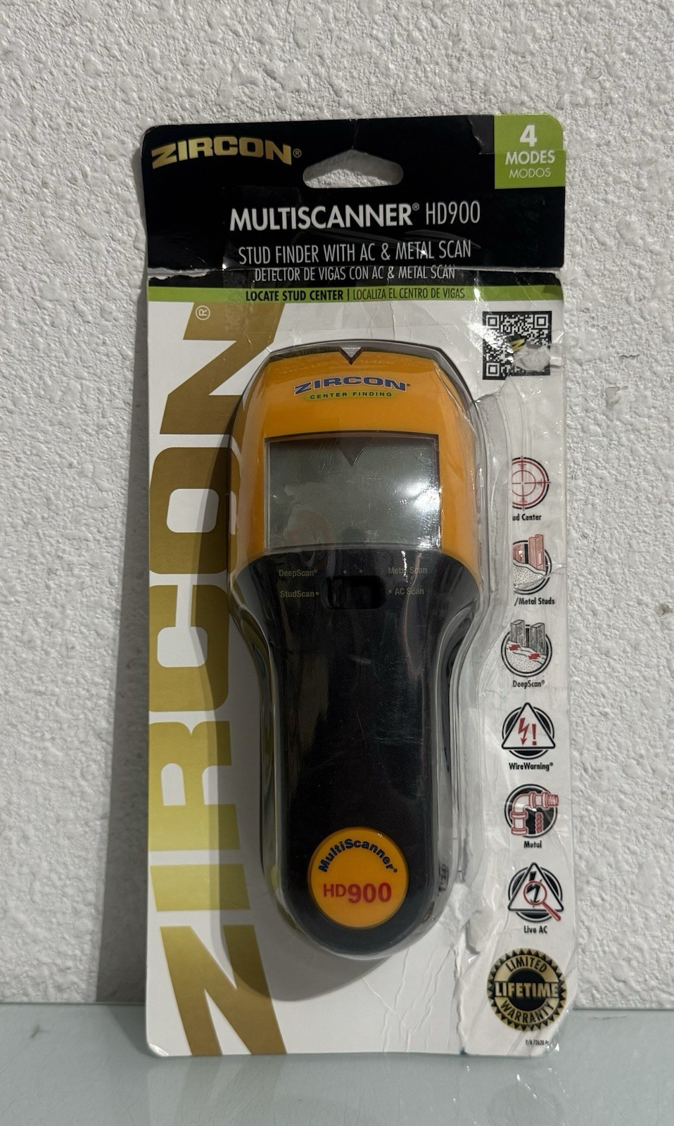 Zircon MultiScanner HD900 OneStep Multi-Function Wall Scanner Model 66232