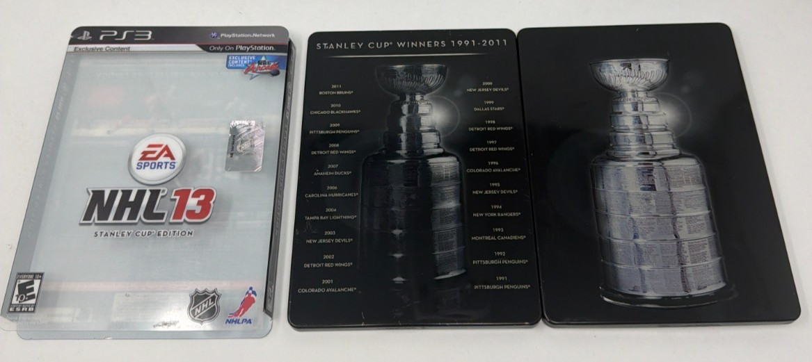 EA NHL 13 PlayStation 3 SteelBook *Case Only No Game*