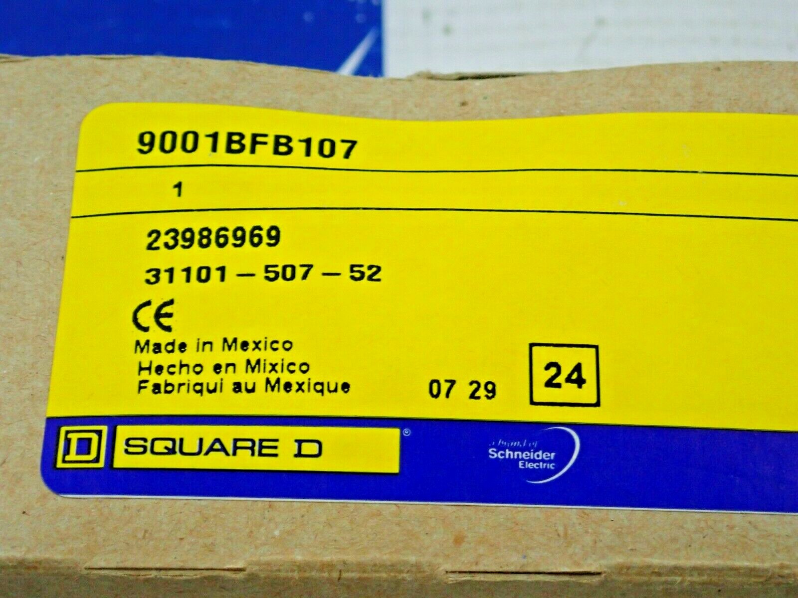 NEW Square D 9001BFB107 Control Station