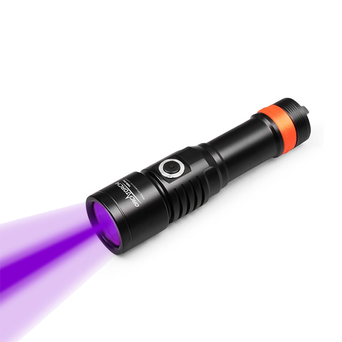 Orcatorch D530 1300 Lumens UV Dive Light with SH01 Snap Hook