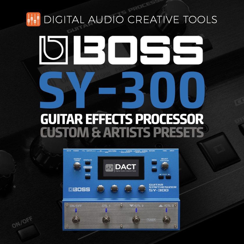 Boss SY-300 Guitar Synthesizer Presets Library (100 Presets) - Instant Access