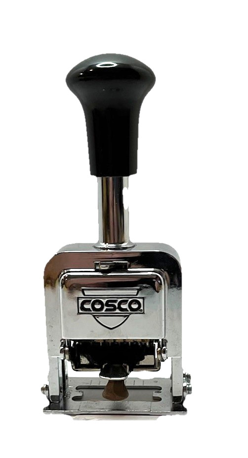Cosco Automatic Numbering Machine Model C-51 ~ 7 Movements with Instructions