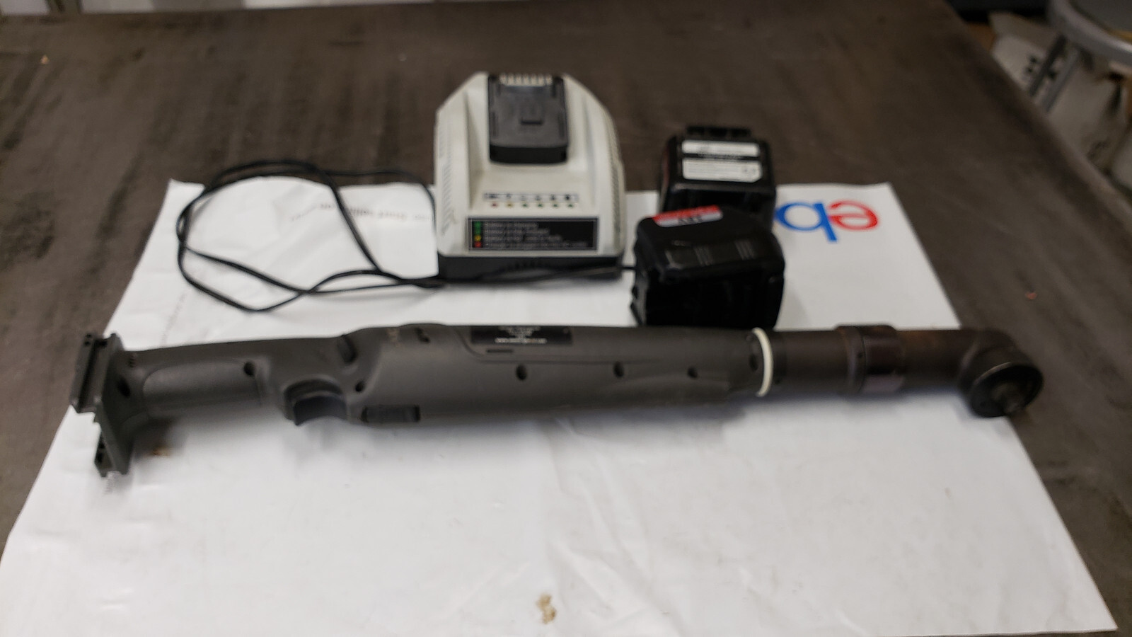 Aimco SPC-A27038 18V 3/8" Drive Cordless Angle Nutrunner, 2-Batteries & Charger