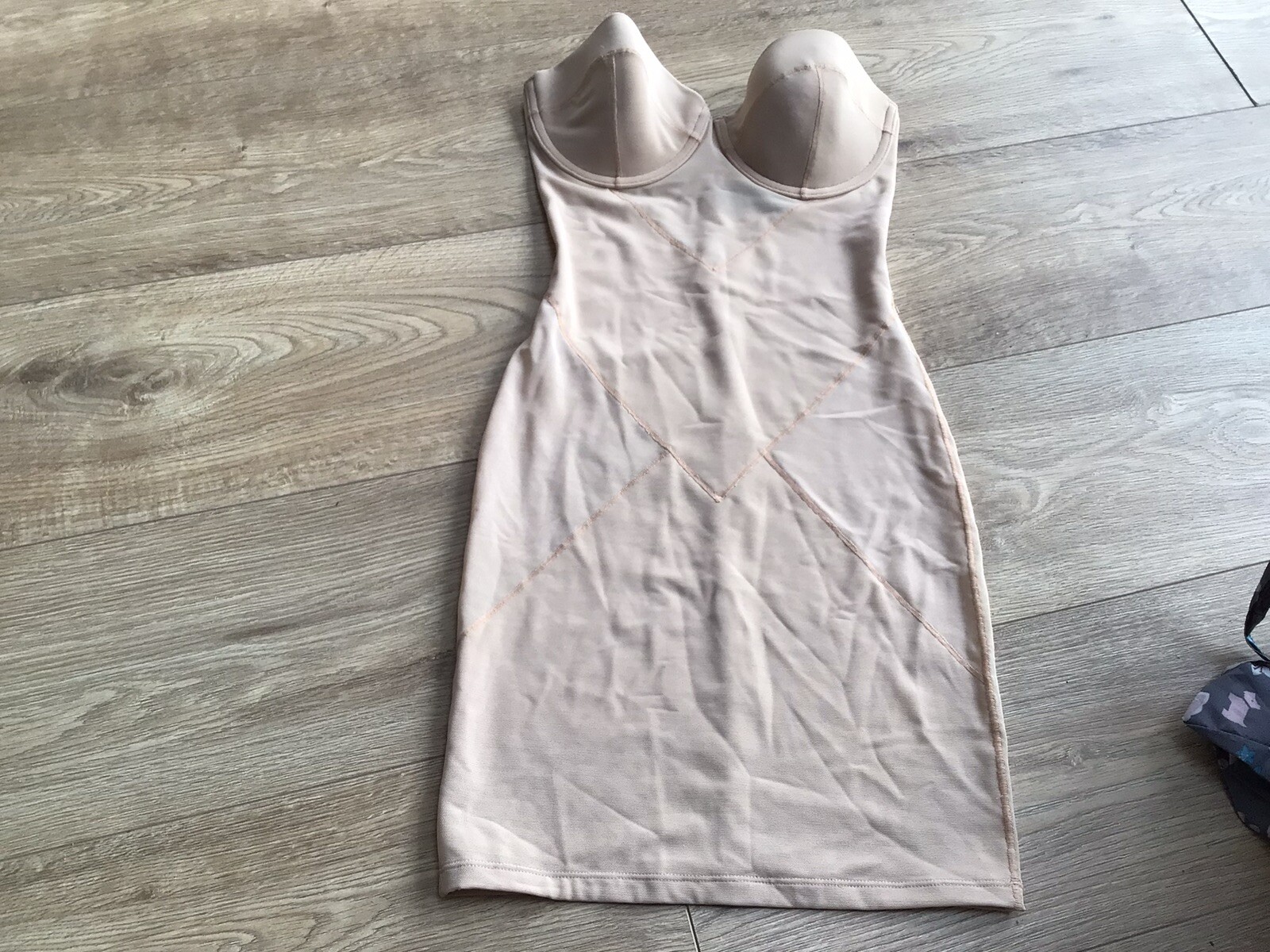 NEXT LADIES BEIGE DRESS SHAPEWEAR 32C