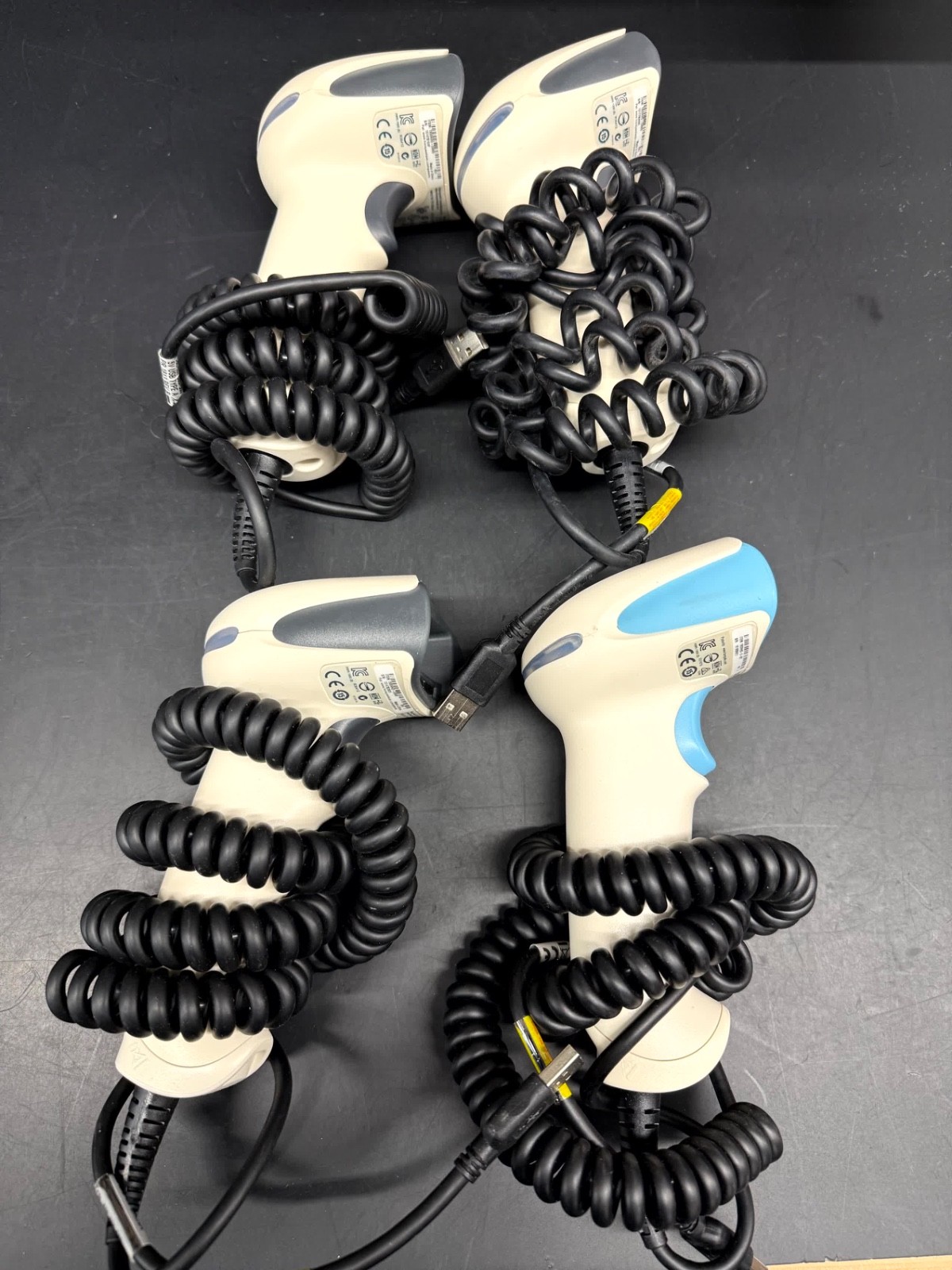 Lot of 4 Honeywell Xenon MODEL 1900 Barcode Scanners w/ USB Cable tested/working