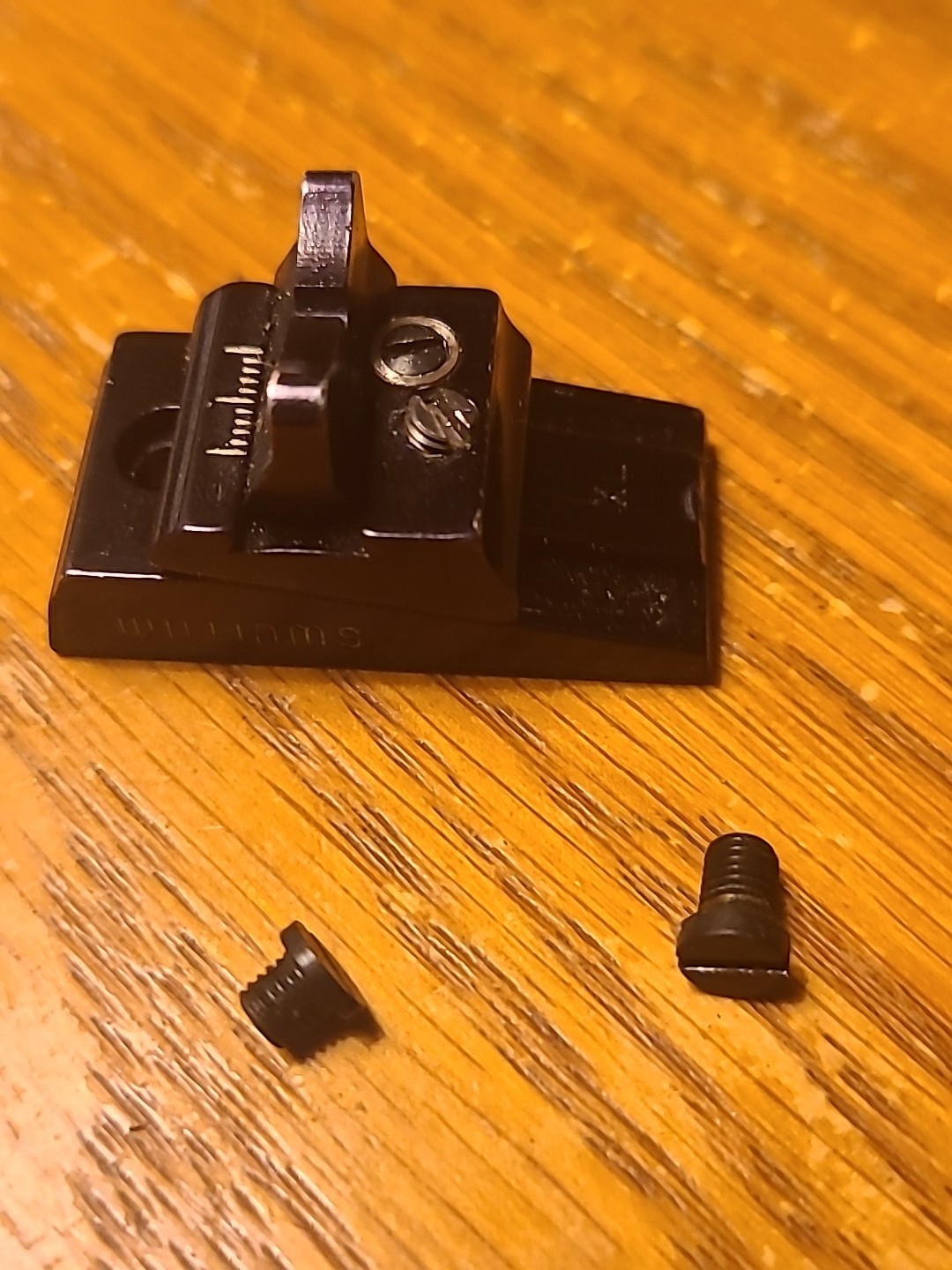 Knight MK-85 Rear Sight Assembly MK85 Muzzleloader Black Powder With Screws