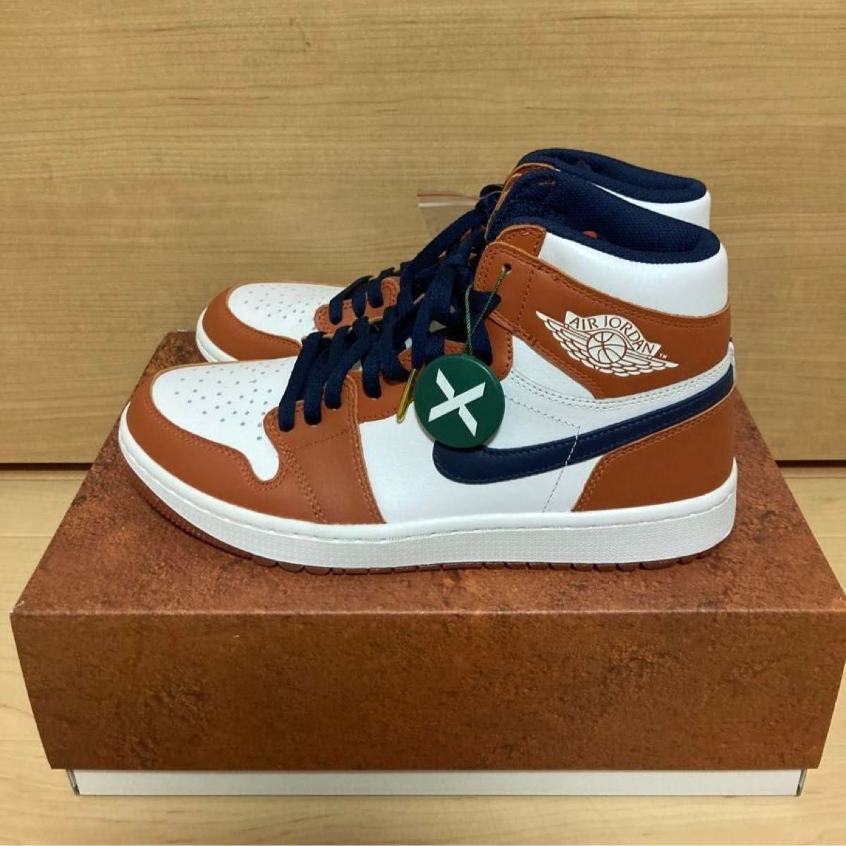 Brand New Eastside Golf x Air Jordan 1 Golf "Burnt Sunrise/Midnight Navy" US 9