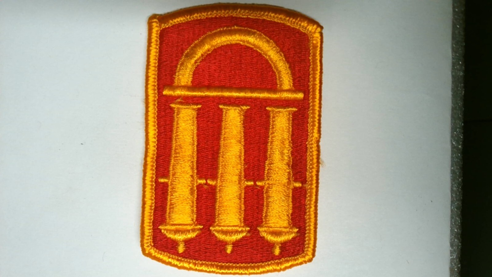 MILITARY PATCH SEW ON COLORED US ARMY 118TH ARTILLERY BRIGADE