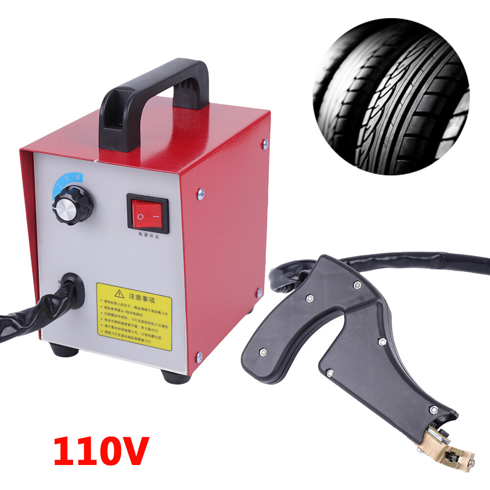 Red Tread Cutting Machine 350W Manual Truck Tire Regroover Professional Tool