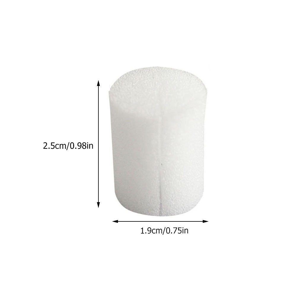 120 Pcs White Soilless Hydroponic Sponge Blocks for Vegetable Growing