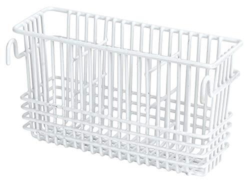 Utensil Drying Rack - 3 Compartment (White), 7.75 x 2.75 x 4 inches, 12 ounces