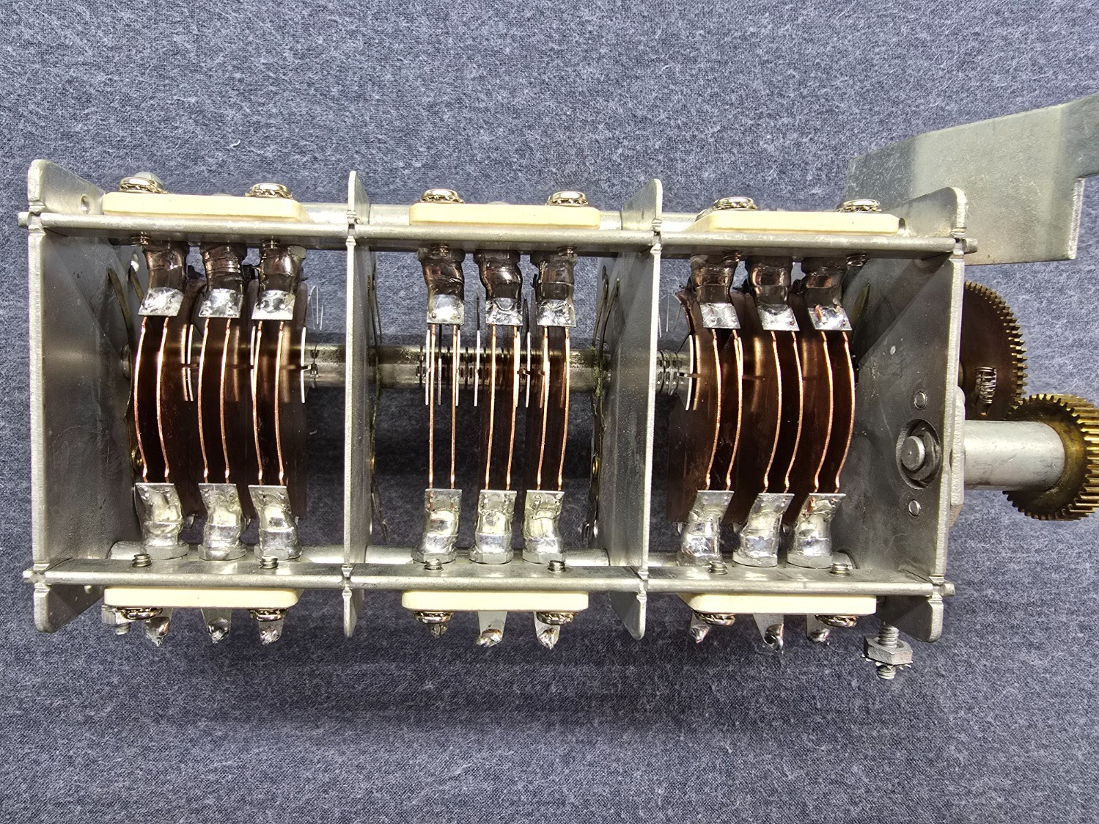 Hammarlund HQ - 180 Ham Radio Receiver Part - Band Spread Variable Capacitor