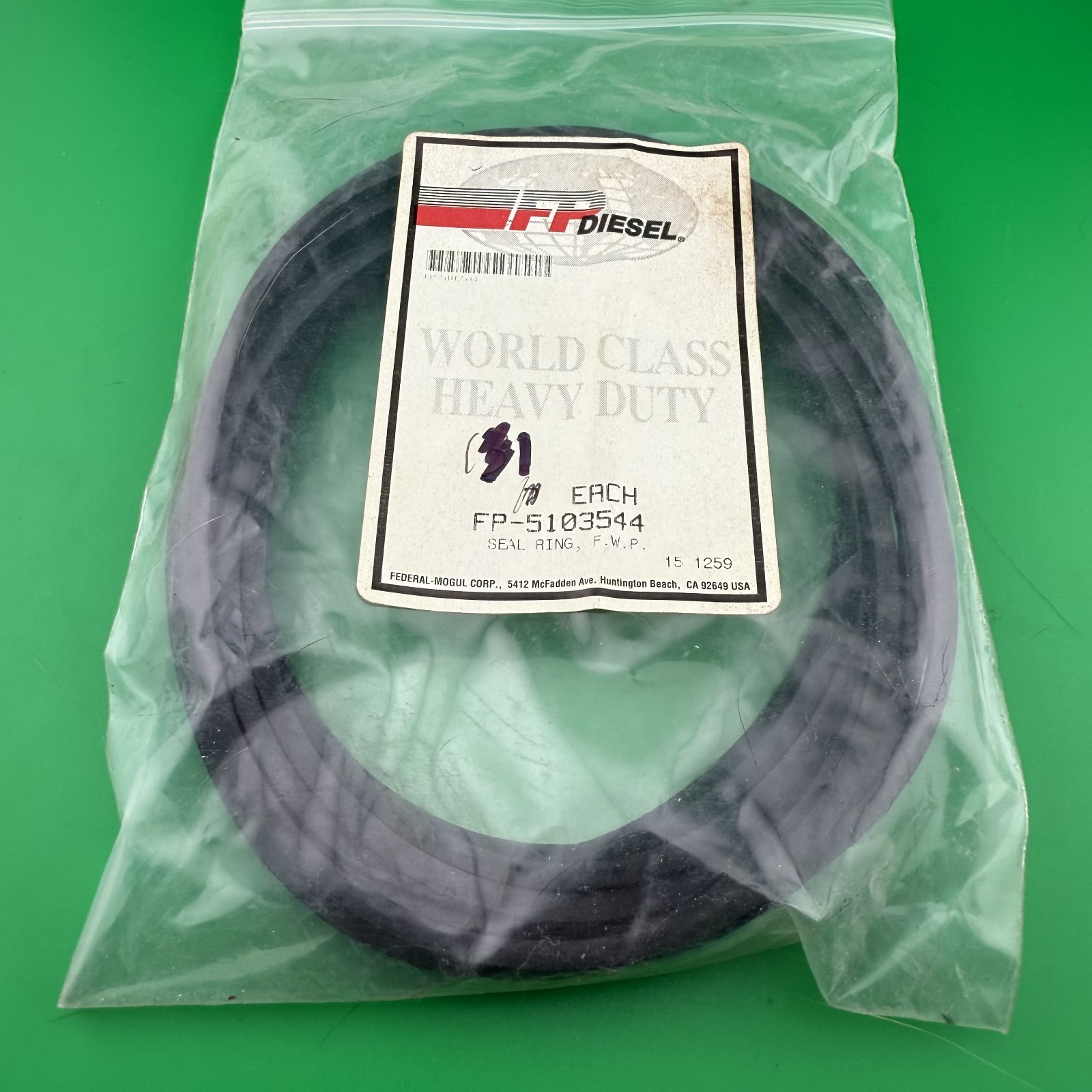 NOS FP Diesel Detroit Diesel Fresh Water Pump Seal Ring Lot of 11 5103544