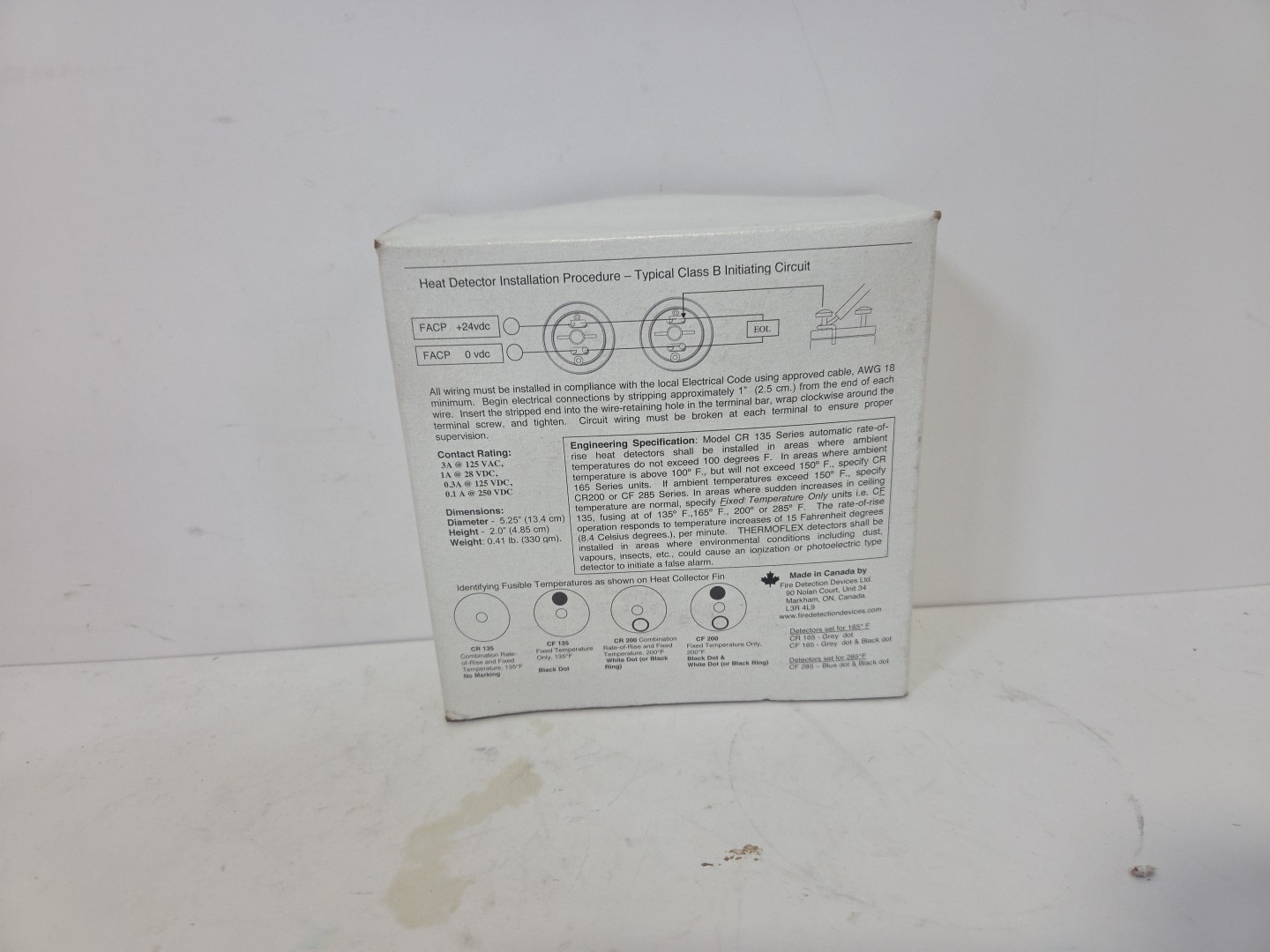 FDD Heat Detector CF135W