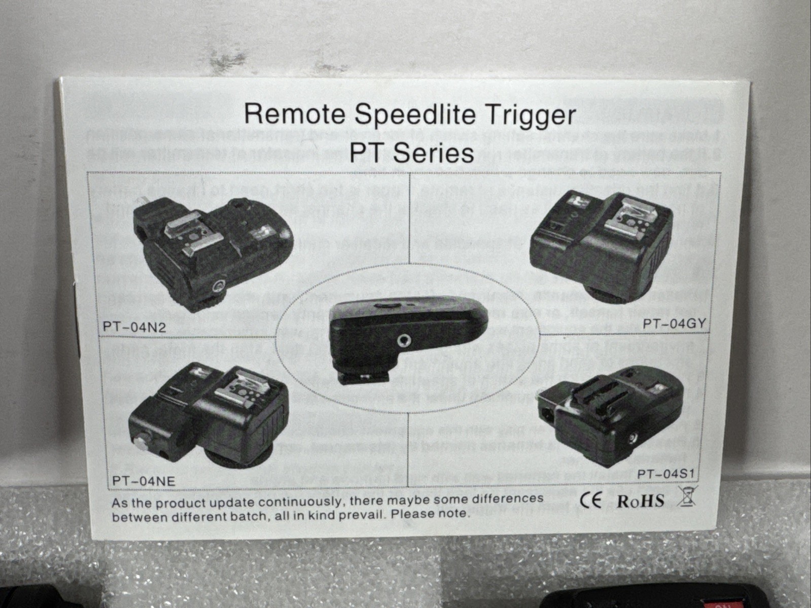 Studiohut 4 channel Wireless Radio Hot Shoe Flash Trigger Kit for Canon EOS, Nik