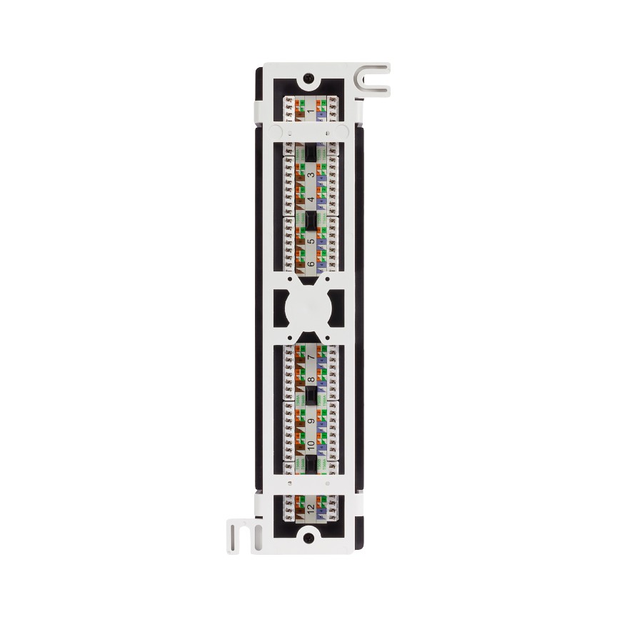 3 X 12-port Cat6 UTP LAN Mini patch panel w/surface wall mount bracket