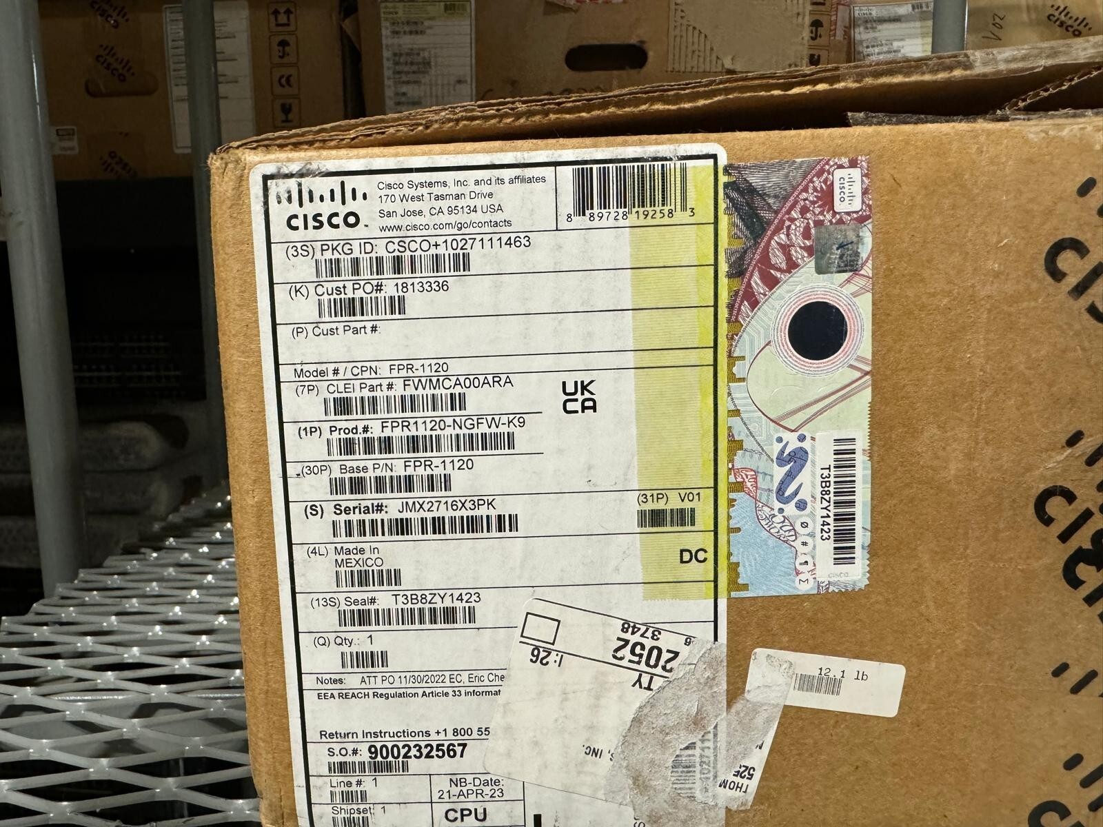 Cisco Firepower FPR-1120 Firewall Device FPR1120-NGFW-K9 New Open Box