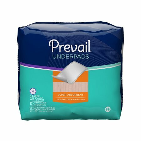 Prevail Premium Underpads 30'' x 36'' Heavy Absorbency -40/Pack