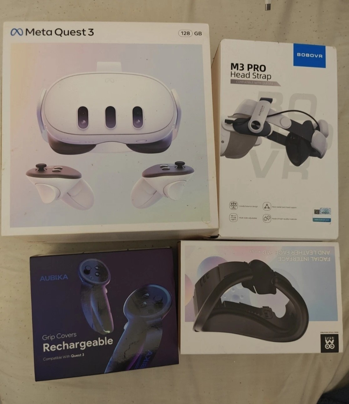 Meta Quest 3 128gb with KIWI Designs Accessories
