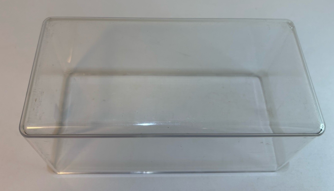 Clear Plastic Toy Beanie Babies Display Case 7.5x4x4