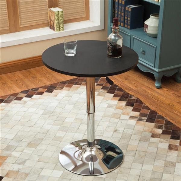 Modern Pub Table Bar Table Adjustable Height Round Bar Table for bistro cafe