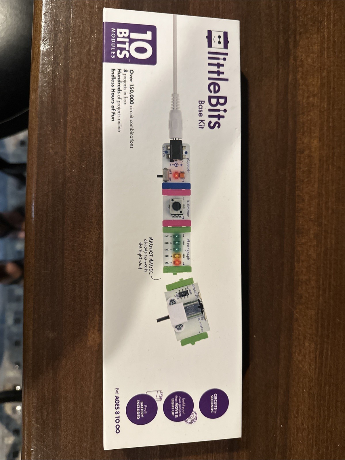 LittleBits Base Kit 10 Modules Learn Circuits In Seconds Build Projects Bits TED