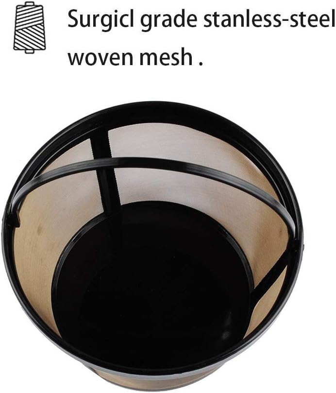 Permanent Basket-Style Coffee Filter designed for Mr. Coffee 10-12 Cup Basket...