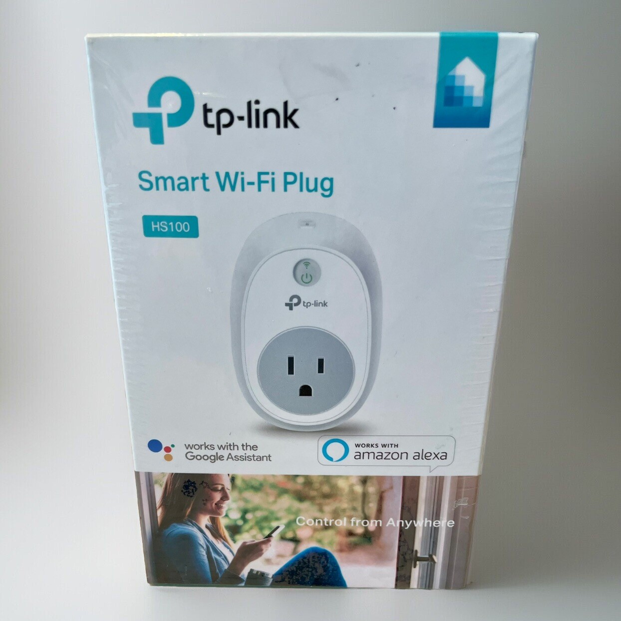 TP-Link - HS100 - Smart WiFi Plug - w/ Google Assistant & Amazon Alexa New