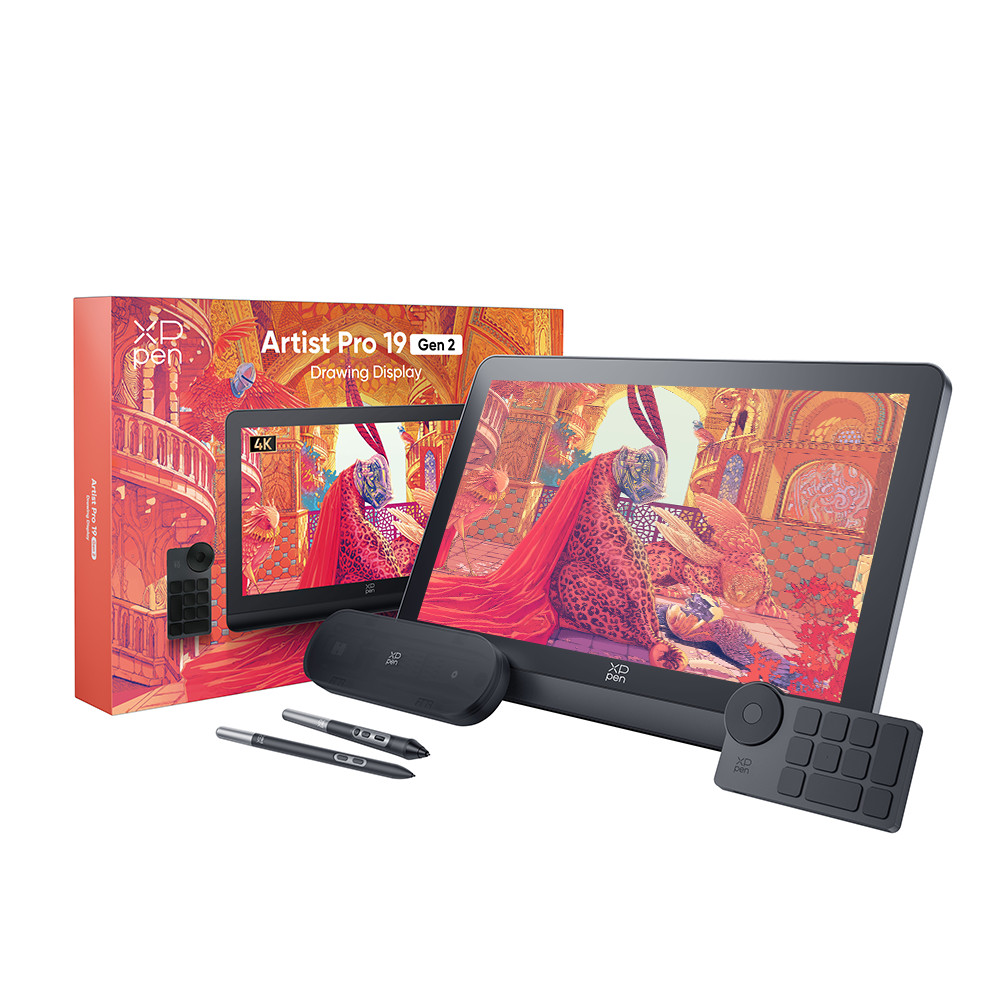 XPPen Artist Pro 19 Gen 2 Graphics Drawing Tablet 4K 16384 Tilt Refurbished