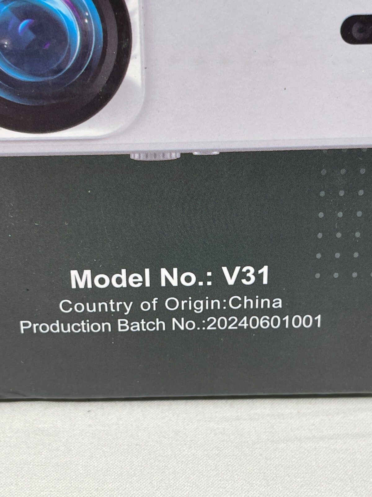 Visspl V31 White Black Portable Mini LCD Projector With WiFi And Bluetooth