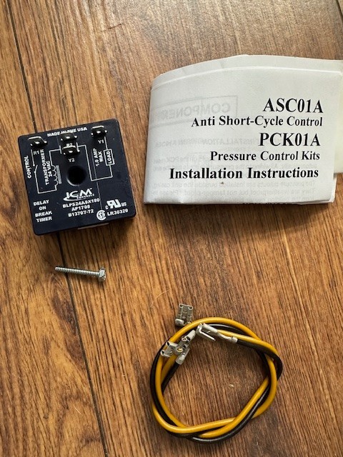 NEW Anti-Short Cycle ASC01A Control Kit