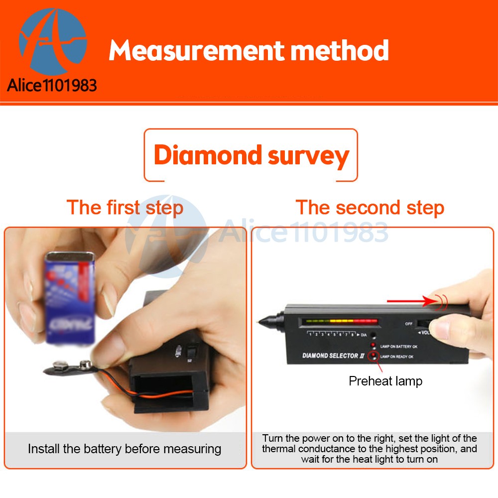 Diamond Discriminator Tester Mohs Hardness Diamond Thermal Conductivity Tester