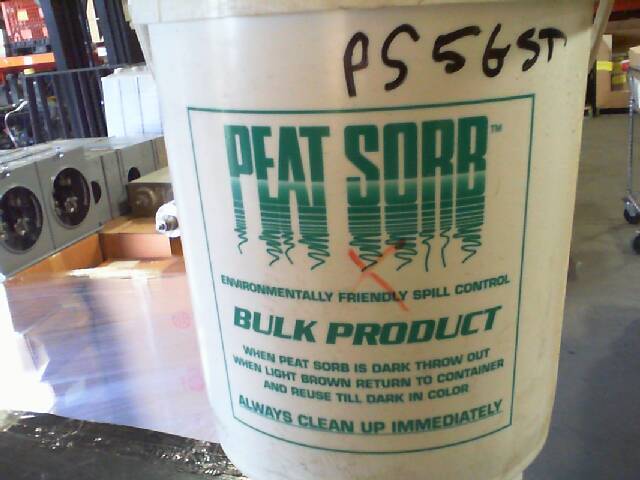Peat Sorb PS5GST Absorbent 5-Gallon Bucket-New In Box