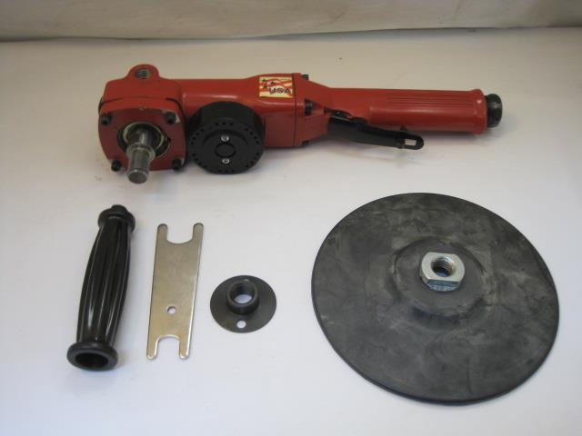 12932 Viking 7" Right Angle Sander Polisher Pneumatic Air Made in USA Autobody