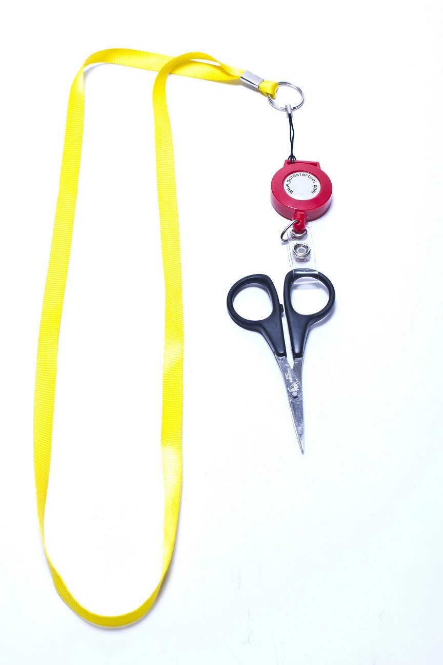 SET of 6 Retractable Scissor/Tool Reel NO MORE LOST SCISSORS! FREE SHIPPING USA