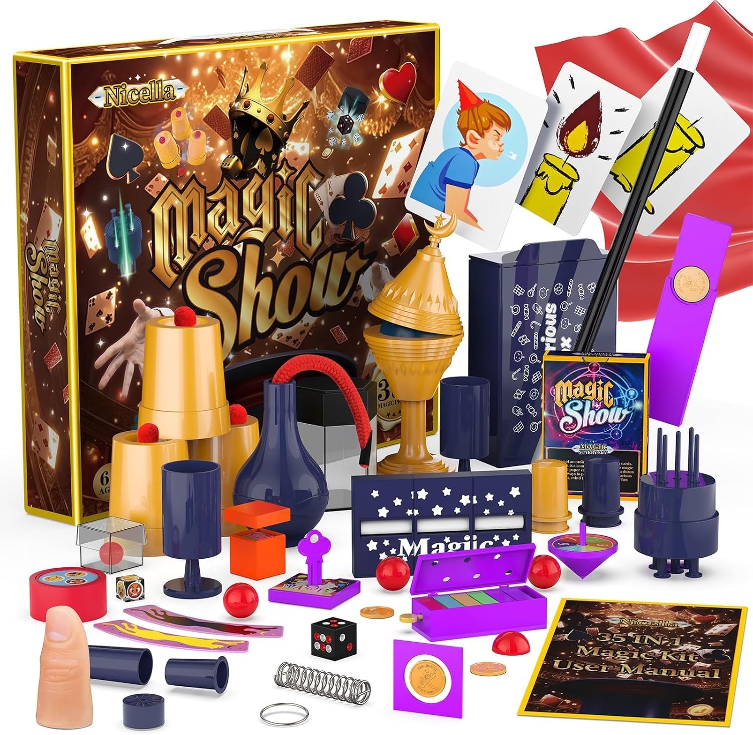 300+ Magic Tricks Kit for Kids with Video Instructions