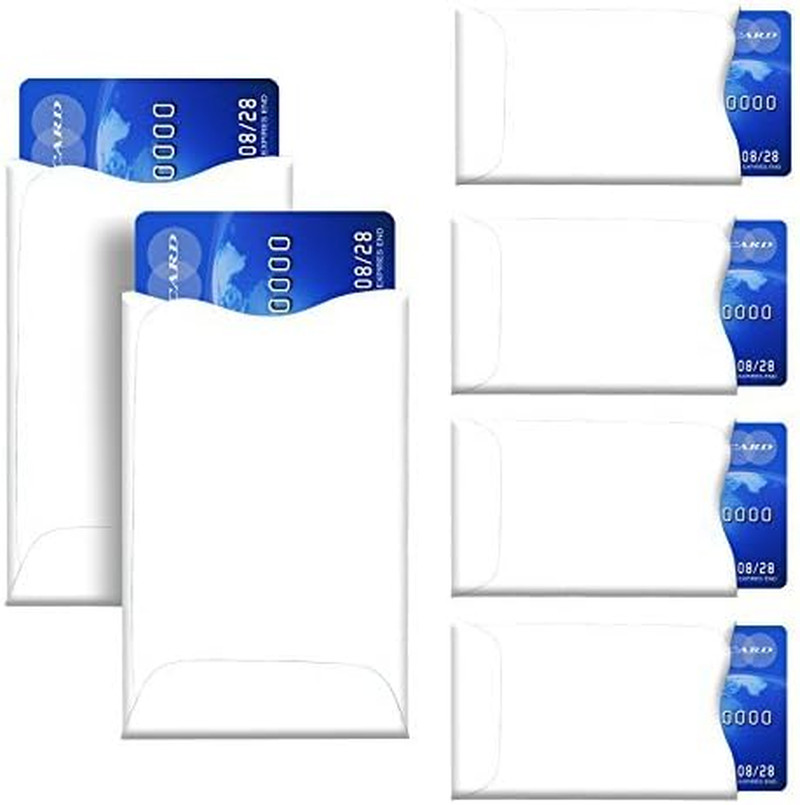 RFID Blocking Sleeves, Pack of 15 (Credit Card Holders Only) for Identity Theft