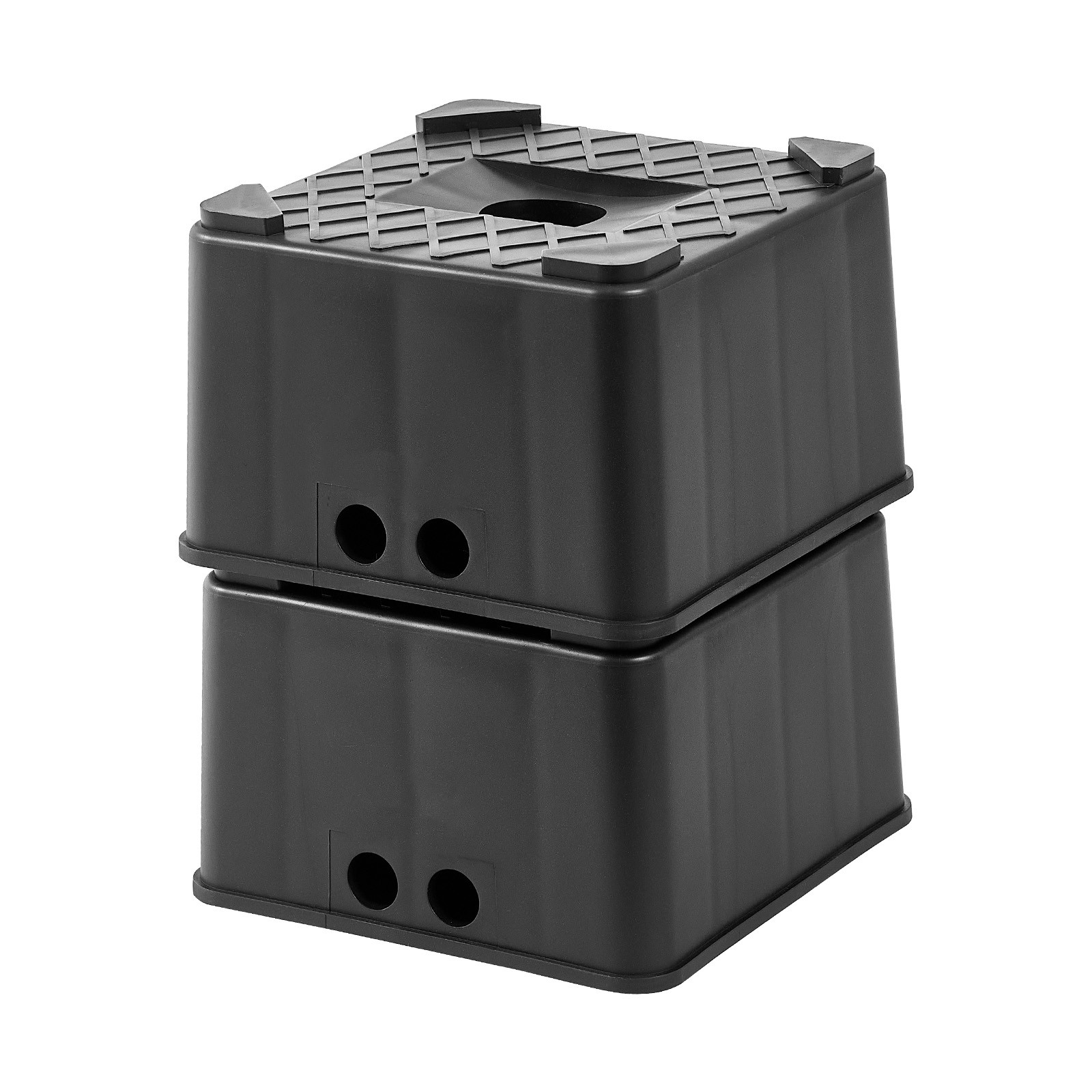 Uimoso 2-Pack Trailer Jack Stabilizer Blocks, 6" Height, 6000 lbs for RVs