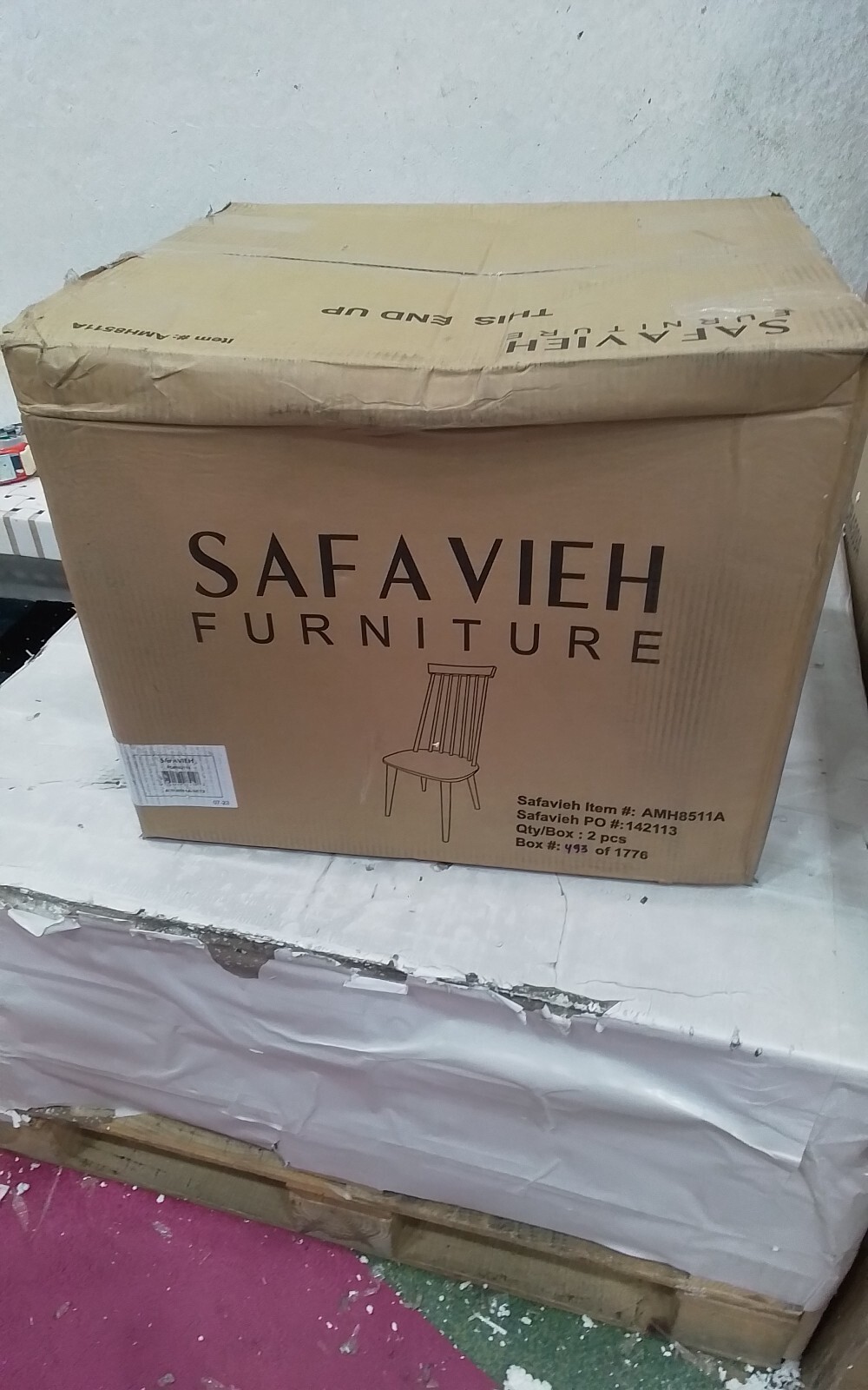 Safavieh BURRIS SIDE CHAIR, Reduced Price 2172739274 AMH8511A